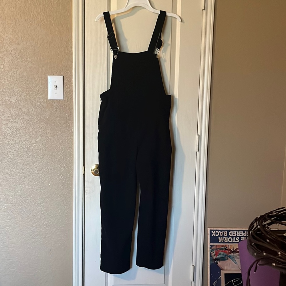 Large black overalls from SHEIN.